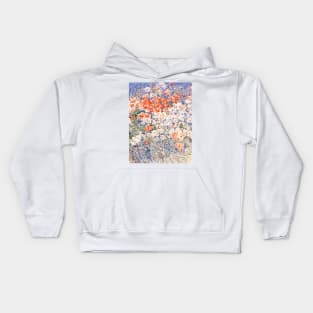 The Island Garden by Childe Hassam Kids Hoodie